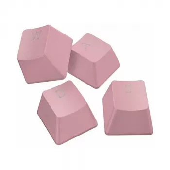 Razer PBT Keycap + Coiled Cable Upgrade Set, Doubleshot-PBT, USB-C-auf-USB-A-Spiralkabel, Quartz Pink (RC21-01491000-R3M1)