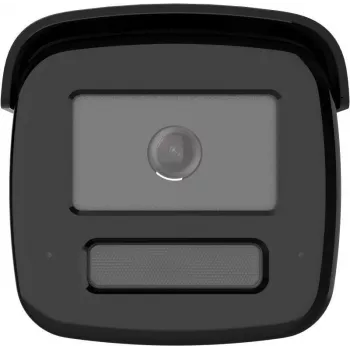 Hikvision DS-2CD2T123G2-LIS2UY/SL(2.8mm)BLACK 2MP ColorVu AcuSense Bullet-Netzwerkkamera mit Zwei-Wege-Audio und Blitzlicht
