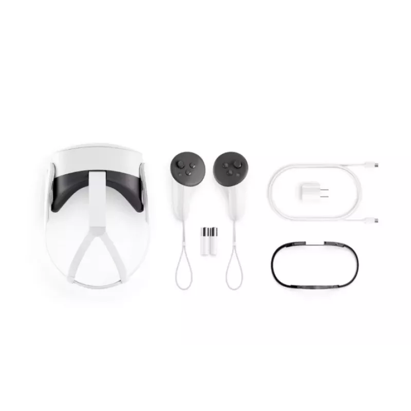 Meta Quest 3S Virtual-Reality-System 128GB Weiß (US)