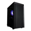 Zalman T3 PLUS mATX Mini-Tower PC-Gehäuse, Schwarz, Acrylfenster, 2 Lüfter