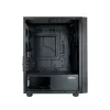 Zalman T3 PLUS mATX Mini-Tower PC-Gehäuse, Schwarz, Acrylfenster, 2 Lüfter