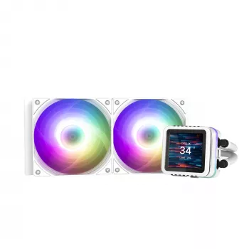 Zalman ALPHA2 DS A24 240mm Weißer AIO-Flüssigkeits-CPU-Kühler