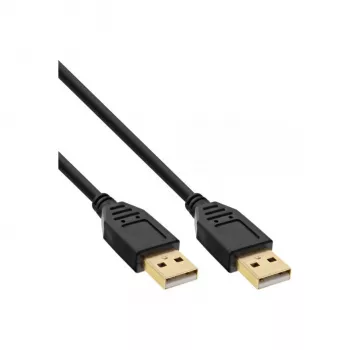 Kindermann USB 2.0 Kabel A-Stecker/A-Stecker 2 m - Kabel - Digital/Daten