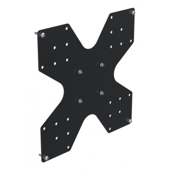 Ergonomic Solutions Hook & Rail VESA 100 auf 200/300/400 Adapter - schwarz