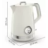 Tefal Soleil KO355AE0 Elektrischer Wasserkocher 1,7 L 2400 W Weiß