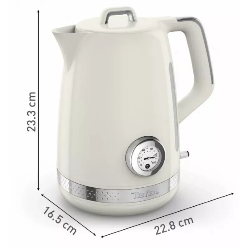 Tefal Soleil KO355AE0 Elektrischer Wasserkocher 1,7 L 2400 W Weiß