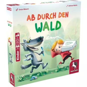 PEGASUS Ab durch den Wald - Waldabenteuer Kartenspiel für 2-4 Spieler, ab 8 Jahren