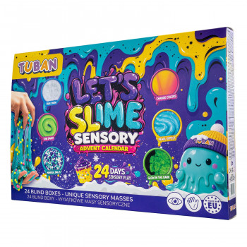TUBAN Adventskalender-Set - Let's Slime | 24 Tage DIY Slime-Herstellung