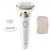 Braun Silk-épil 9 Flex SES9-011 3D Epilierer, Nass & Trocken, Weiß/Gold