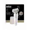 Braun Silk-épil 9 Flex SES9-011 3D Epilierer, Nass & Trocken, Weiß/Gold