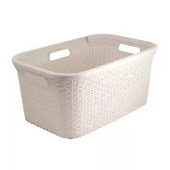 CURVER Wäschekorb Style 45L 59,2x38x27cm Creme
