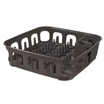 CURVER Essentials Geschirrabtropfgestell 39x39x10,1 cm Dunkelgrau