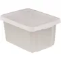 CURVER Essentials 16L transparente Aufbewahrungsbox mit Deckel, 30x39x21 cm