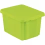 CURVER Essentials 26L Aufbewahrungsbox mit Deckel, Grün, 44 x 34 x 27 cm