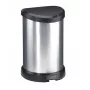 CURVER Deco Tretmülleimer 15L Silber