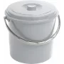 CURVER Eimer mit Deckel 10L Grau