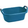 CURVER Infinity Ovale Wäschekorb 55L Blau mit Griffen