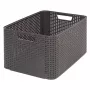CURVER Style L Aufbewahrungsbox 43,6 x 32,6 x 23 cm Dunkelgrau