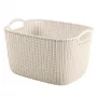 CURVER Korb Knit L Rechteckig 19L 40x30x23cm Weiß
