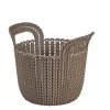 CURVER Korb Knit XS Rund 3L 23x19x19 cm Braun