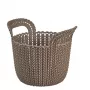 CURVER Korb Knit XS Rund 3L 23x19x19 cm Braun