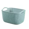 CURVER Korb Knit S rechteckig 8L 30x22x17cm Blau