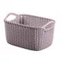 CURVER Knit XS rechteckiger Aufbewahrungskorb 3L 25x18x14 cm Helllila