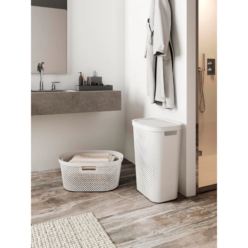 CURVER Infinity Recycled 60L Aufbewahrungsbox 44x35x60cm Dunkelgrau