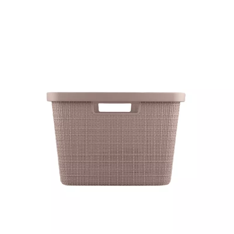 CURVER Wäschekorb Jute 46L 59x39x26cm Pink