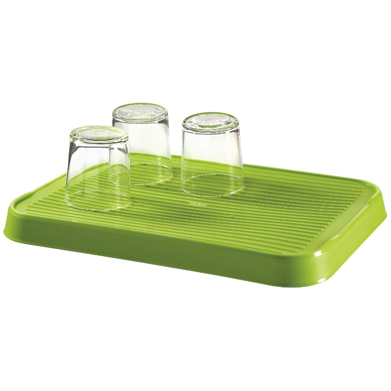 CURVER Doppelseitige Abtropfmatte Kitchen Essentials Grün