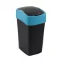 CURVER Flip Bin 25L Abfalleimer Schwarz/Blau