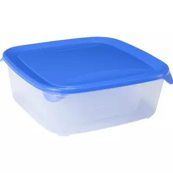Curver Fresh & Go Set aus 4 rechteckigen Aufbewahrungsbehältern 0,5L + 0,8L + 1,7L + 2,9L Blau