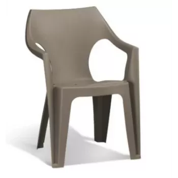 KETER Gartenstuhl Dante Low Back Braun