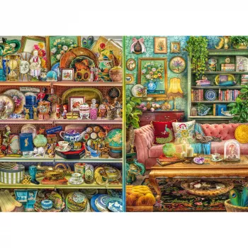 Schmidt Spiele Aus Alt mach Neu - mit Liebe dekoriert (1000 Teile) 1000-Teile-Puzzle