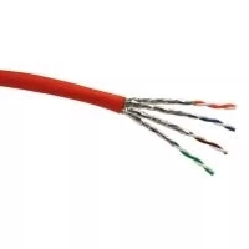 Schwaiger Massenkabel 25m S/FTP Cat7 Installationskabel Grau LSZH
