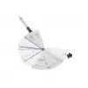 LEIFHEIT ProLine Spritzschutz für Pfannen Ø28 cm, Edelstahlgewebe, schwarzer Griff