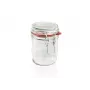 LEIFHEIT Hermetikglas 370ml - Luftdichtes Vorratsglas mit Drahtbügel & Naturkautschukdichtung, klares Glas, Lebensmittelkonservierung