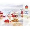 LEIFHEIT Hermetikglas 370ml - Luftdichtes Vorratsglas mit Drahtbügel & Naturkautschukdichtung, klares Glas, Lebensmittelkonservierung