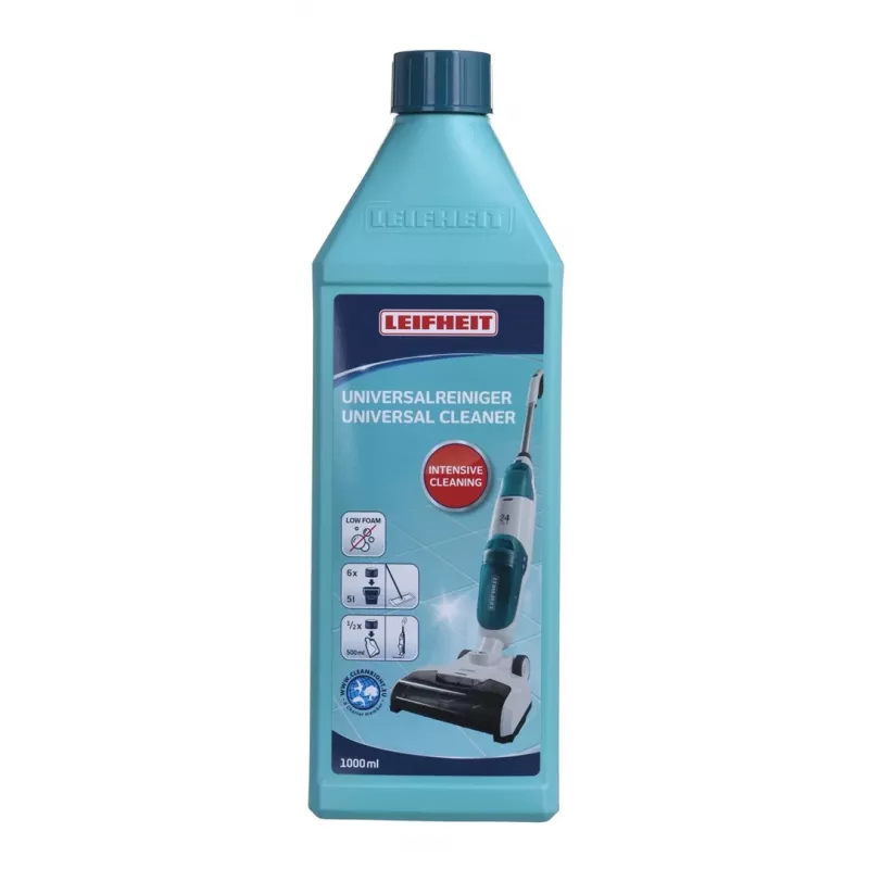 LEIFHEIT Universal Bodenreiniger Konzentrat 1L – pH-neutral, streifenfrei für Fliesen, Laminat, PVC, Vinyl & versiegeltes Holz