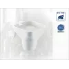 LEIFHEIT Küchentrichter mit abnehmbarem Feinsieb, 19 cm, Weiß/Transparent