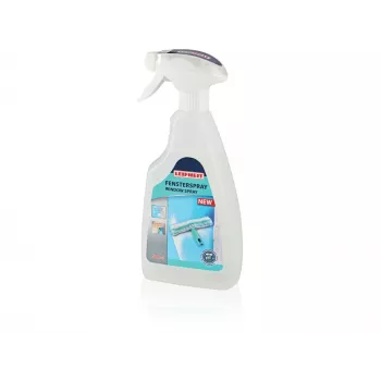 LEIFHEIT Fensterreiniger Konzentrat 500 ml – Ergibt 5 L streifenfreier Reiniger für Glas, Fenster, Spiegel & Fliesen, optimiert für Fenstersauger