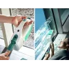 LEIFHEIT Fenstersauger Dry&Clean mit 43 cm Click System Stiel, elektrischer Fenstersauger, Weiß/Türkis