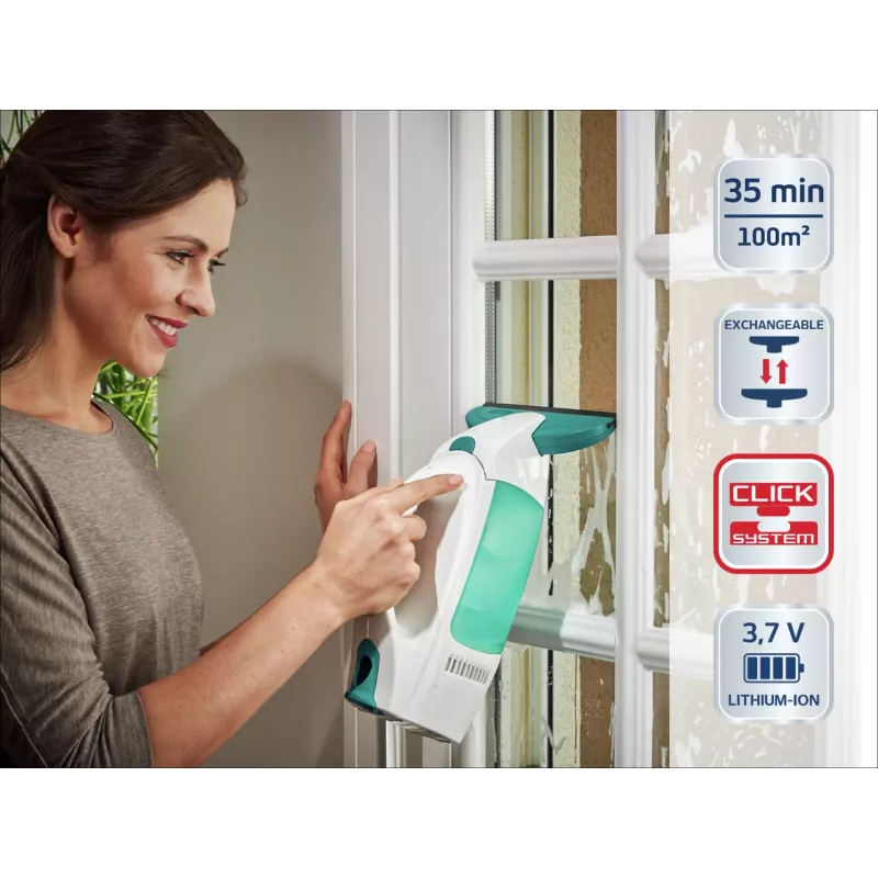 LEIFHEIT Ersatz-Saugdüse für Dry&Clean Fenstersauger, 17 cm, Schwarz/Grau