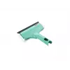 LEIFHEIT Fenster- & Rahmenreiniger 3in1 Mini micro duo - 20 cm Mikrofaser-Kopf mit integriertem Abzieher, Click-System-kompatibel