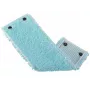 LEIFHEIT Clean Twist XL 42 cm Extra Soft Mikrofaser-Flachmopp-Set mit Spin-Wringer und Teleskopstiel, Grün/Türkis