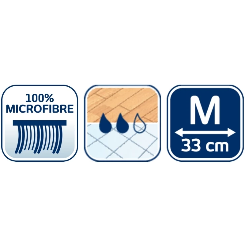 Leifheit Clean & Compact M Ersatz-Mikrofaser-Moppbezug