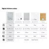 SOEHNLE Page Aqua Proof Elektronische Küchenwaage 10kg IPX7 Wasserdicht Sensor Touch Weiß/Silber