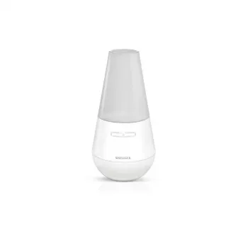 SOEHNLE Air Aromatizator Valencia Ultraschall-Aroma-Diffuser, 100 ml Tank, bis zu 4 Std. Laufzeit, Weiß/Silber