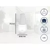 SOEHNLE Air Aromatizator Valencia Ultraschall-Aroma-Diffuser, 100 ml Tank, bis zu 4 Std. Laufzeit, Weiß/Silber