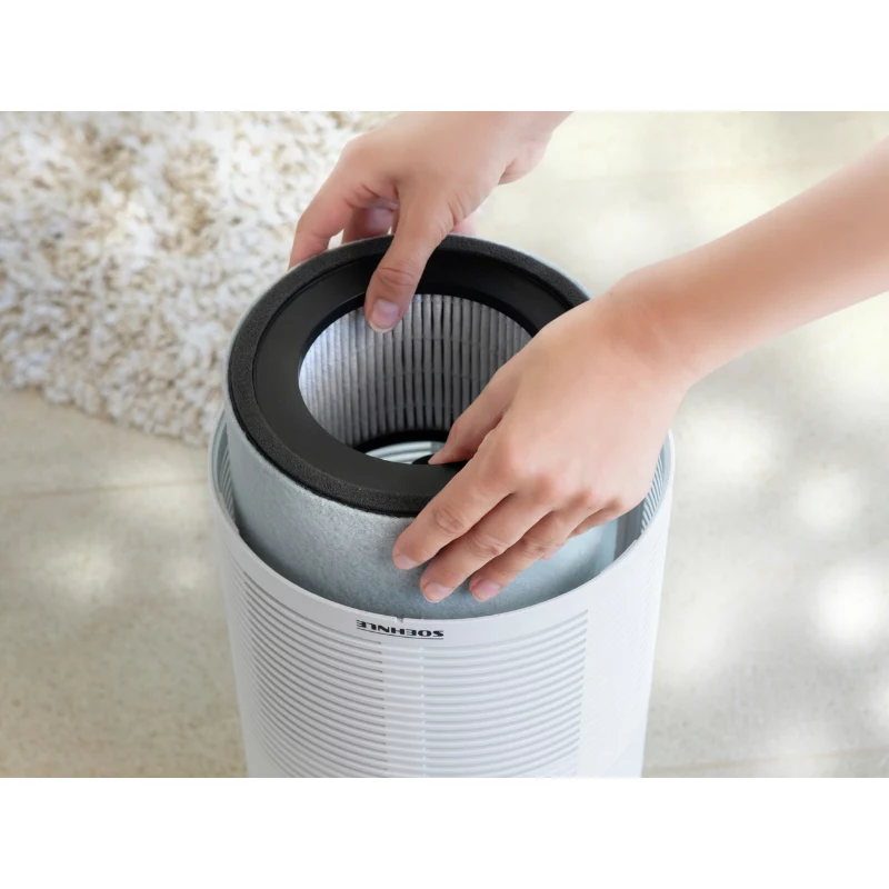 SOEHNLE Filter AirFresh Clean 400 Kühlschrank-Luftfilter – Aktivkohle-Geruchsneutralisator für Bosch & Siemens